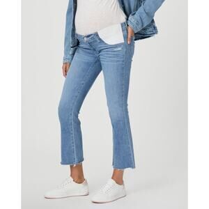 PAIGE Light Blue Straight Leg Jeans